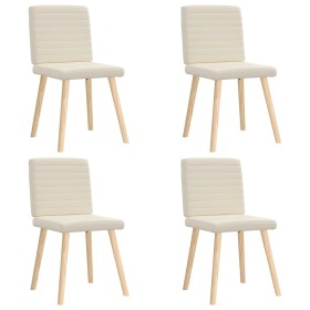 Sillas de comedor 4 unidades lino