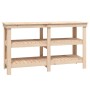 Solid pine wood workbench 142.5x50x80 cm by vidaXL, Work tables - Ref: Foro24-823649, Price: 141,59 €, Discount: %