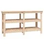 Werkbank aus massivem Kiefernholz, 142,5 x 50 x 80 cm von vidaXL, Arbeitstische - Ref: Foro24-823649, Preis: 141,72 €, Rabatt: %