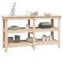 Solid pine wood workbench 142.5x50x80 cm by vidaXL, Work tables - Ref: Foro24-823649, Price: 140,19 €, Discount: %