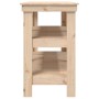 Solid pine wood workbench 142.5x50x80 cm by vidaXL, Work tables - Ref: Foro24-823649, Price: 141,59 €, Discount: %