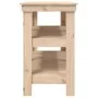 Solid pine wood workbench 142.5x50x80 cm by vidaXL, Work tables - Ref: Foro24-823649, Price: 140,19 €, Discount: %