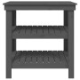 Werkbank aus massivem Kiefernholz grau 78,5x50x80 cm von vidaXL, Arbeitstische - Ref: Foro24-823641, Preis: 113,35 €, Rabatt: %