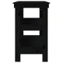 Solid black pine wood workbench 110.5x50x80 cm by vidaXL, Work tables - Ref: Foro24-823648, Price: 141,58 €, Discount: %