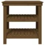 Solid pine wood workbench honey brown 78.5x50x80 cm by vidaXL, Work tables - Ref: Foro24-823642, Price: 87,23 €, Discount: %