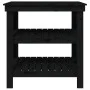 Solid black pine wood workbench 78.5x50x80 cm by vidaXL, Work tables - Ref: Foro24-823643, Price: 92,17 €, Discount: %