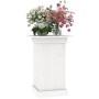 Plant support solid white pine wood 40x40x60 cm by vidaXL, Pot stands - Ref: Foro24-823630, Price: 56,58 €, Discount: %