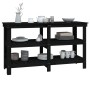 Solid black pine wood workbench 142.5x50x80 cm by vidaXL, Work tables - Ref: Foro24-823653, Price: 125,78 €, Discount: %