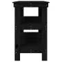 Solid black pine wood workbench 142.5x50x80 cm by vidaXL, Work tables - Ref: Foro24-823653, Price: 125,78 €, Discount: %