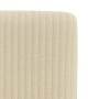 Sillas de comedor 4 unidades tela color crema