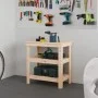 Banco de trabajo de madera maciza de pino 78,5x50x80 cm de vidaXL, Mesas de trabajo - Ref: Foro24-823639, Precio: 96,00 €, De...