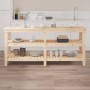 Solid pine wood workbench 181x50x80 cm by vidaXL, Work tables - Ref: Foro24-823654, Price: 200,99 €, Discount: %