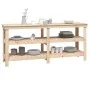 Solid pine wood workbench 181x50x80 cm by vidaXL, Work tables - Ref: Foro24-823654, Price: 191,39 €, Discount: %