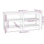 Solid pine wood workbench 181x50x80 cm by vidaXL, Work tables - Ref: Foro24-823654, Price: 191,39 €, Discount: %