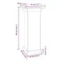 Solid pine wood plant stand 40x40x90 cm by vidaXL, Pot stands - Ref: Foro24-823634, Price: 63,30 €, Discount: %