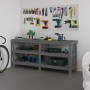 Solid gray pine wood workbench 181x50x80 cm by vidaXL, Work tables - Ref: Foro24-823656, Price: 218,57 €, Discount: %