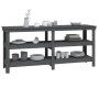 Solid gray pine wood workbench 181x50x80 cm by vidaXL, Work tables - Ref: Foro24-823656, Price: 218,57 €, Discount: %