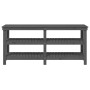 Solid gray pine wood workbench 181x50x80 cm by vidaXL, Work tables - Ref: Foro24-823656, Price: 218,57 €, Discount: %