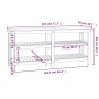 Solid gray pine wood workbench 181x50x80 cm by vidaXL, Work tables - Ref: Foro24-823656, Price: 218,57 €, Discount: %