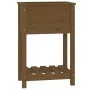 Jardinera de madera maciza de pino marrón 54x34,5x81 cm de vidaXL, Maceteros y jardineras - Ref: Foro24-823755, Precio: 55,85...