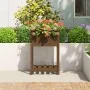 Jardinera de madera maciza de pino marrón 54x34,5x81 cm de vidaXL, Maceteros y jardineras - Ref: Foro24-823755, Precio: 55,85...