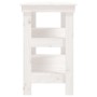 Solid white pine wood workbench 110.5x50x80 cm by vidaXL, Work tables - Ref: Foro24-823645, Price: 132,22 €, Discount: %
