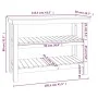 Solid white pine wood workbench 110.5x50x80 cm by vidaXL, Work tables - Ref: Foro24-823645, Price: 130,52 €, Discount: %
