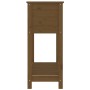 Planter with shelf solid brown pine wood 82.5x34.5x81 cm by vidaXL, Pots and planters - Ref: Foro24-823762, Price: 69,67 €, D...