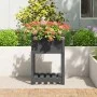 Planter with shelf solid gray pine wood 54x34.5x81 cm by vidaXL, Pots and planters - Ref: Foro24-823775, Price: 62,88 €, Disc...