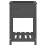Planter with shelf solid gray pine wood 54x34.5x81 cm by vidaXL, Pots and planters - Ref: Foro24-823775, Price: 62,88 €, Disc...