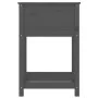 Planter with shelf solid gray pine wood 54x34.5x81 cm by vidaXL, Pots and planters - Ref: Foro24-823775, Price: 62,88 €, Disc...