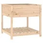 Planter with solid pine wood shelf 82.5x82.5x81 cm by vidaXL, Pots and planters - Ref: Foro24-823794, Price: 87,30 €, Discoun...