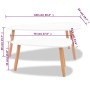 Coffee tables 2 units solid white pine wood by vidaXL, Coffee table - Ref: Foro24-244731, Price: 98,46 €, Discount: %