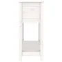 Planter with solid pine wood shelf in white, 111.5x34.5x81cm by vidaXL, Pots and planters - Ref: Foro24-823767, Price: 115,89...