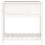 Planter with shelf solid white pine wood 82.5x34.5x81 cm by vidaXL, Pots and planters - Ref: Foro24-823760, Price: 94,95 €, D...