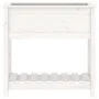 Planter with shelf solid white pine wood 82.5x34.5x81 cm by vidaXL, Pots and planters - Ref: Foro24-823760, Price: 77,10 €, D...