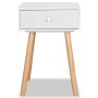 Bedside tables 2 pcs solid white pine wood 40x30x61 cm by vidaXL, Nightstands - Ref: Foro24-244740, Price: 97,54 €, Discount: %