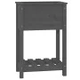 Jardinera de madera maciza de pino gris 54x34,5x81 cm de vidaXL, Maceteros y jardineras - Ref: Foro24-823754, Precio: 55,85 €...