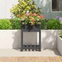 Solid gray pine wood planter 54x34.5x81 cm by vidaXL, Pots and planters - Ref: Foro24-823754, Price: 56,37 €, Discount: %