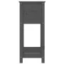 Jardinera de madera maciza de pino gris 54x34,5x81 cm de vidaXL, Maceteros y jardineras - Ref: Foro24-823754, Precio: 55,85 €...