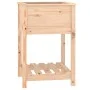 Planter with solid pine wood shelf 54x54x81 cm by vidaXL, Pots and planters - Ref: Foro24-823773, Price: 55,04 €, Discount: %