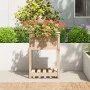 Planter with solid pine wood shelf 54x54x81 cm by vidaXL, Pots and planters - Ref: Foro24-823773, Price: 55,04 €, Discount: %