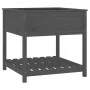 Planter with shelf solid gray pine wood 82.5x82.5x81 cm by vidaXL, Pots and planters - Ref: Foro24-823796, Price: 99,80 €, Di...