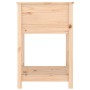 Planter with solid pine wood shelf 54x54x81 cm by vidaXL, Pots and planters - Ref: Foro24-823773, Price: 55,89 €, Discount: %