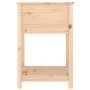 Planter with solid pine wood shelf 54x54x81 cm by vidaXL, Pots and planters - Ref: Foro24-823773, Price: 55,04 €, Discount: %