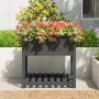 Planter with shelf solid gray pine wood 82.5x82.5x81 cm by vidaXL, Pots and planters - Ref: Foro24-823796, Price: 99,80 €, Di...