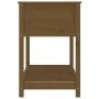 Planter with solid pine wood shelf in brown, 111.5x54x81 cm. by vidaXL, Pots and planters - Ref: Foro24-823790, Price: 100,19...