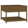 Planter and shelf solid brown pine wood 111.5x111.5x81 cm by vidaXL, Pots and planters - Ref: Foro24-823804, Price: 149,02 €,...