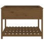 Planter and shelf solid brown pine wood 111.5x111.5x81 cm by vidaXL, Pots and planters - Ref: Foro24-823804, Price: 149,02 €,...