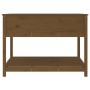 Planter and shelf solid brown pine wood 111.5x111.5x81 cm by vidaXL, Pots and planters - Ref: Foro24-823804, Price: 149,02 €,...